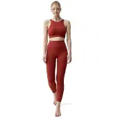 Born Living Yoga Zinara Seamless Short Leggings Rood L Vrouw