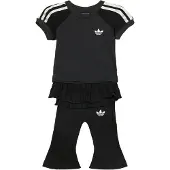 Adidas Set 'SLIM KNITTED TEE LEGGINGS' zwart / wit