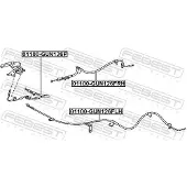 FEBEST 01100-GUN126LH Handremkabel