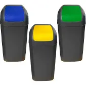 Wellhome Prullenbak 15l 3 Eenheden