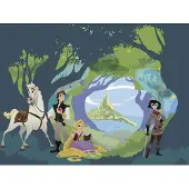 Komar Vliesbehang Digitale print vlies - Tangled - Afmeting 350 x 280 cm