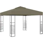 vidaXL Tuinzak 3x3 meter, taupekleurig, 180 g/m²
