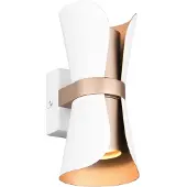 TRIO LED Wandlamp GU10 | Coat | Up & Down | Wit-goud | IP20 | Lighting