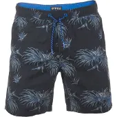 Riverso Heren Short RIVKai bequem Zwart XL Volwassenen Zwemshort met Print met Elastische Band