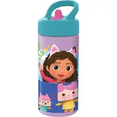Gabby's Dollhouse Trinkflasche - 410 ml - Sipper-Wasserflasche - - One Size - Trinkflaschen