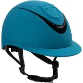 Equestro Meteor Rijhelm Wide Visor FW25 52-54 Blue Coral