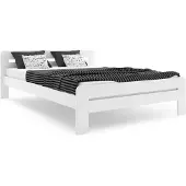 BMS DALLAS - Bed - 140 x 200 cm - Wit - Inclusief Matras