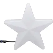 Paulmann Plug & Shine sfeerlamp ster Ø 40cm Star, dimbaar, wit / opaal, Kunststof, Modern