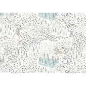 Overig Fotobehang Woodland Bambi - Meerkleurig - 2,80m X 400cm