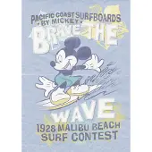Overig Fotobehang Brave The Wave - Blauw - 2,80m X 200cm