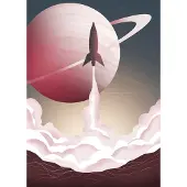 Overig Fotobehang Explore The Universe - Meerkleurig - 2,80m X 200cm