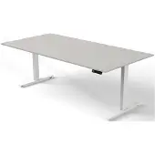 Kerkmann Move 3 Zit-sta-bureau Rechthoekig Lichtgrijs T-Voet 2,000 (B) x 1.000 (D) x 1.200 (H) mm Hout