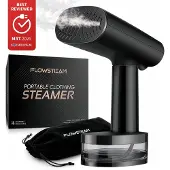 FLOWSTEAM Luxe Kledingstomer - Handstomer - Stoomapparaat Kleding - Matte Black Edition