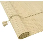vidaXL Rolmat Nature 130 x 160 cm, bamboe
