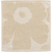 Marimekko Unikko Mini handdoek 30x30 cm Off white-linnen