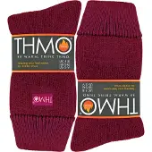 THMO - Thermische fleece gevoerde pantoffelsokken voor dames - Diepe Fuchsia