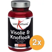 Lucovitaal 2x Visolie & Knoflook (120 capsules)