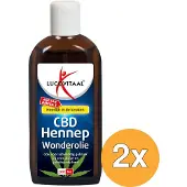 Lucovitaal 2x CBD Hennep Huidwonder Olie (200 ml)