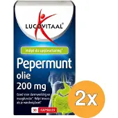 Lucovitaal 2x Pepermuntolie (30 capsules)