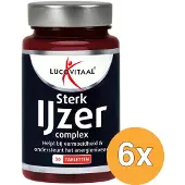 Lucovitaal 6x Sterk IJzer Complex (30 tabletten)