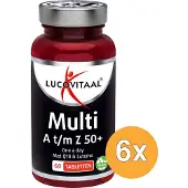 Lucovitaal 6x Multi A-Z 50+ (60 tabletten)