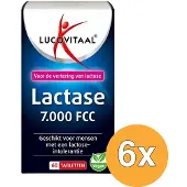 Lucovitaal 6x Lactase 7.000 FCC (60 tabletten)