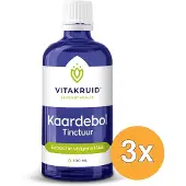 Vitakruid 3x Kaardebol Wortel Tinctuur Extractie volgens HAB (100 ml)