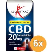 Lucovitaal 6x CBD 20mg (30 capsules)