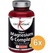 Lucovitaal 6x Magnesium Super 6 Complex (90 tabletten)