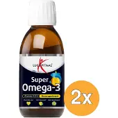 Lucovitaal 2x Super Omega 3 Vloeibaar Sinaasappel (125 ml)