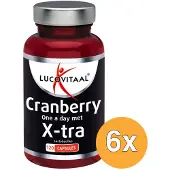 Lucovitaal 6x Cranberry X-tra Lactobacillus (120 capsules)