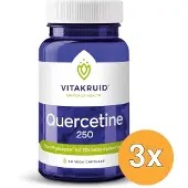 Vitakruid 3x Quercetine 250 Quercefit Phytosome-Technologie (60 vega capsules)
