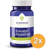Vitakruid 2x S-Acetyl-L-Glutathion 100 mg (30 vega capsules)