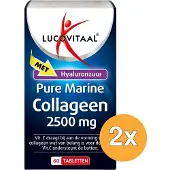 Lucovitaal 2x Collageen 2500Mg Pure Marine (60 tabletten)