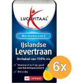 Lucovitaal 6x Ijslandse Levertraan (60 capsules)