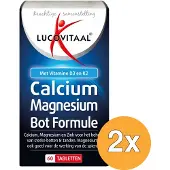 Lucovitaal 2x Calcium Magnesium Bot Formule (60 tabletten)