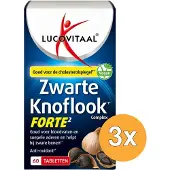 Lucovitaal 3x Zwarte Knoflook Forte (60 tabletten)