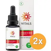 Vitals 2x Vitamine D3 druppels (20 ml)