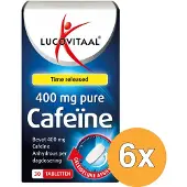 Lucovitaal 6x Pure Cafeïne 400Mg (30 tabletten)