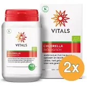 Vitals 2x Chlorella Biologisch (180 tabletten)