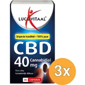 Lucovitaal 3x CBD 40Mg (30 capsules)