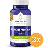 Vitakruid 3x Geheugenformule Bacopa Monnieri Citicoline OPC (60 vega capsules)