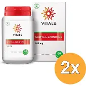 Vitals 2x Acetyl-L-carnitine 500 mg (60 capsules)