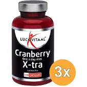 Lucovitaal 3x Cranberry X-tra Lactobacillus (240 capsules)