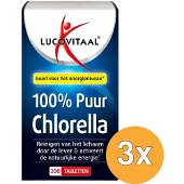 Lucovitaal 3x Chlorella 100% Puur (200 tabletten)