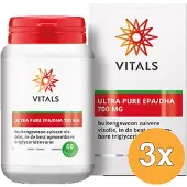 Vitals 3x Ultra Pure EPA/DHA 700 mg (60 softgels)