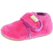 Living Kitzbühel - Baby's Klettschuh Samt Unifarben - Pantoffels 18, roze