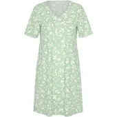 Mey Nachtmode Slaapshirt Daisy Delight | Maat: 44 | Kleur: Groen