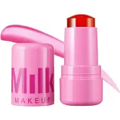 Milk Makeup Cooling Water Jelly Tint Fresh (Soft Pink) - 0.17 oz - Sheer Lip & Cheek Stain - Buildable Watercolor Finish - 1 000+ Swipes Per Stick -