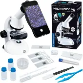 Thames & Kosmos De Microscoop, Essentieel STEM-hulpmiddel met Smartphone-adapter, Instapmodel, 6